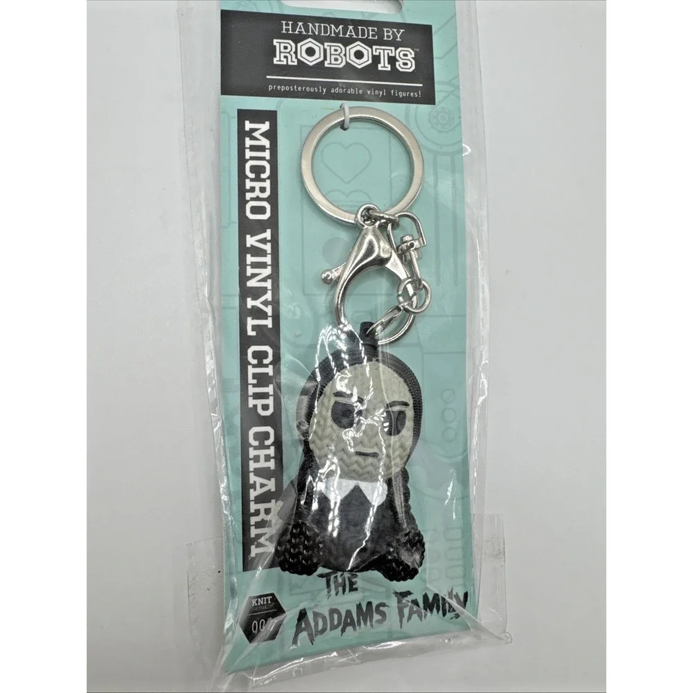 Handmade by Robots - Wednesday, Addams, The Addams, Family,‎ Key Chain, New